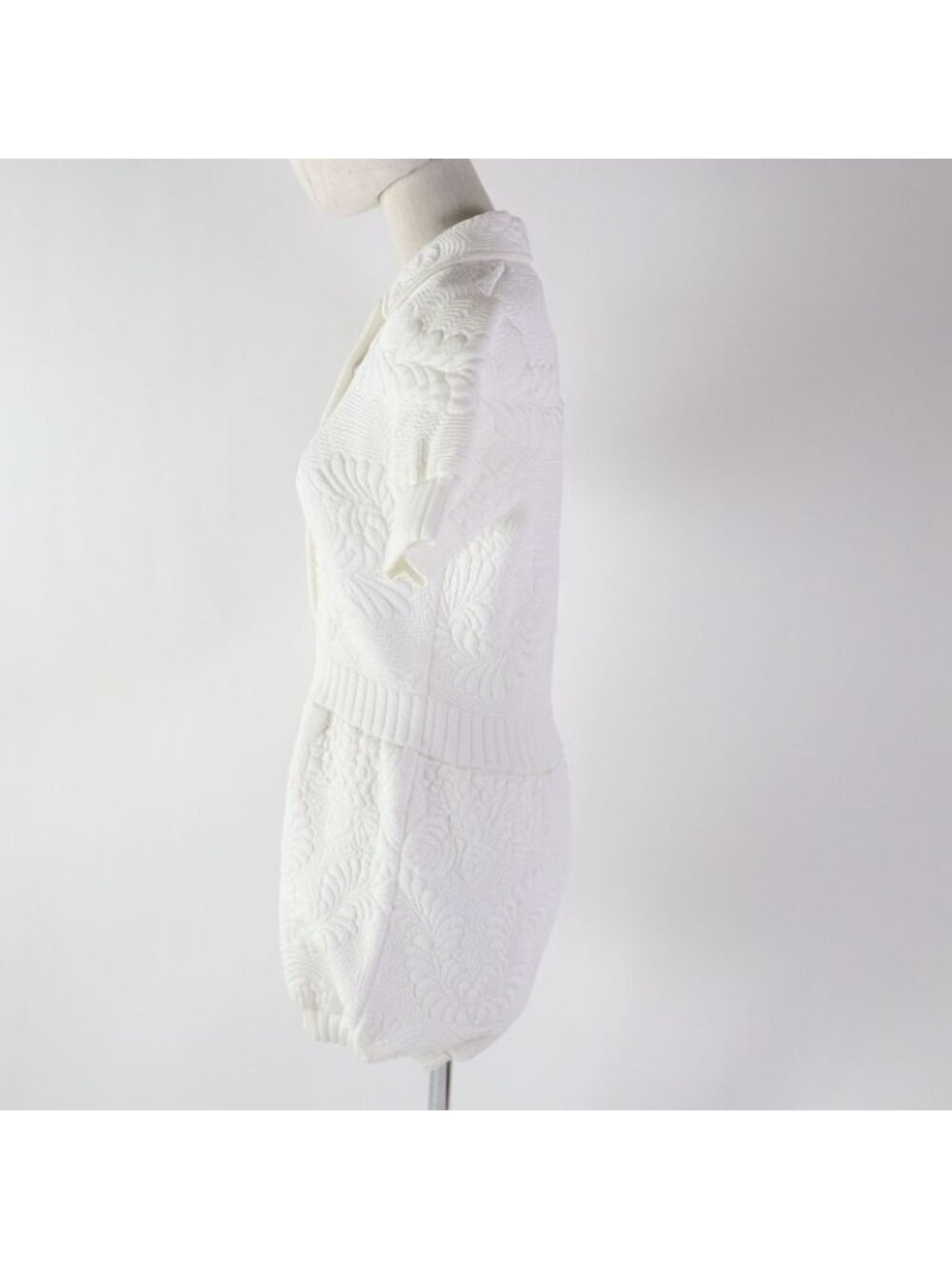 Fendi 20 Fzd880 Embossed Furled Weave Short Sleeves Length All-in-one - Picture 4 of 11